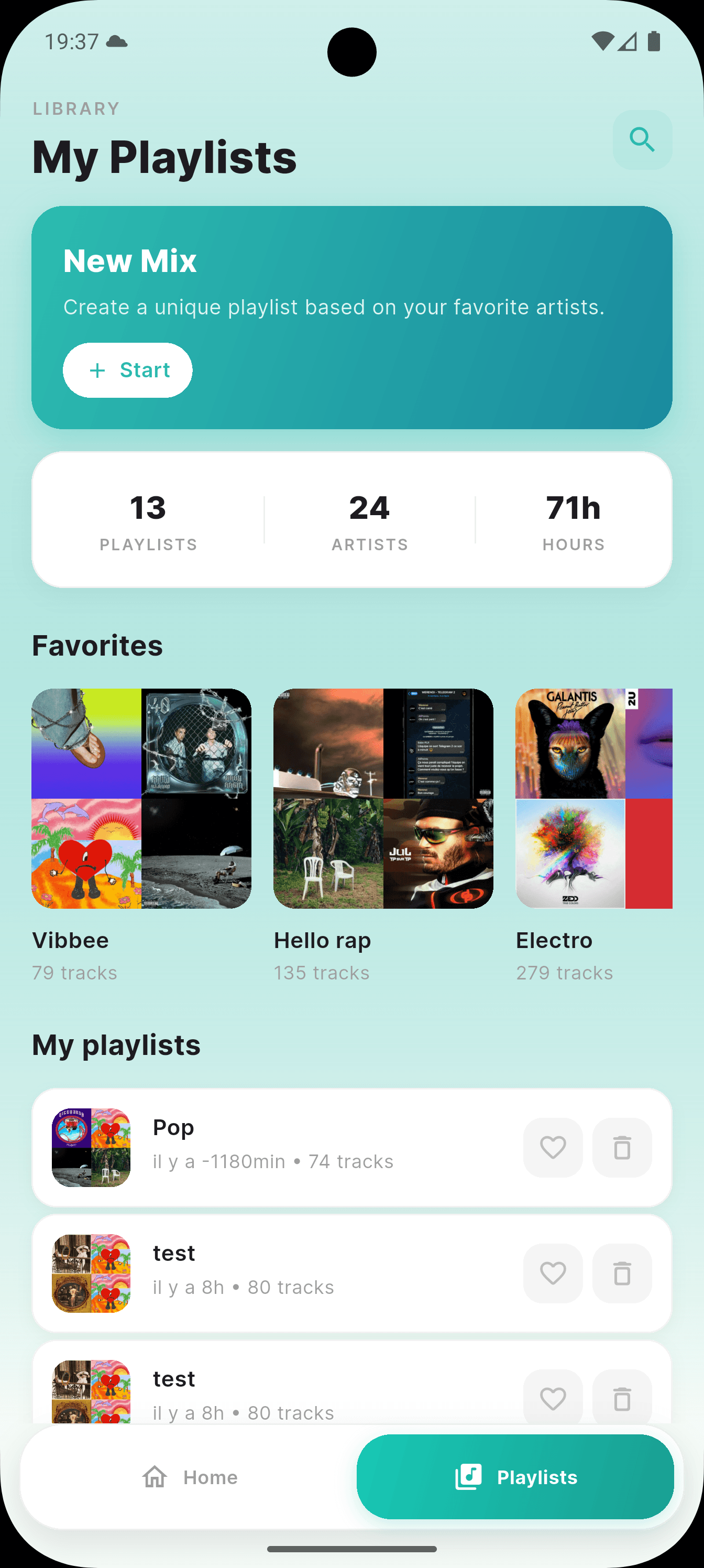 Kodal - Création de playlist musicales basées purement sur les préférences de l'utilisateur screenshot 4
