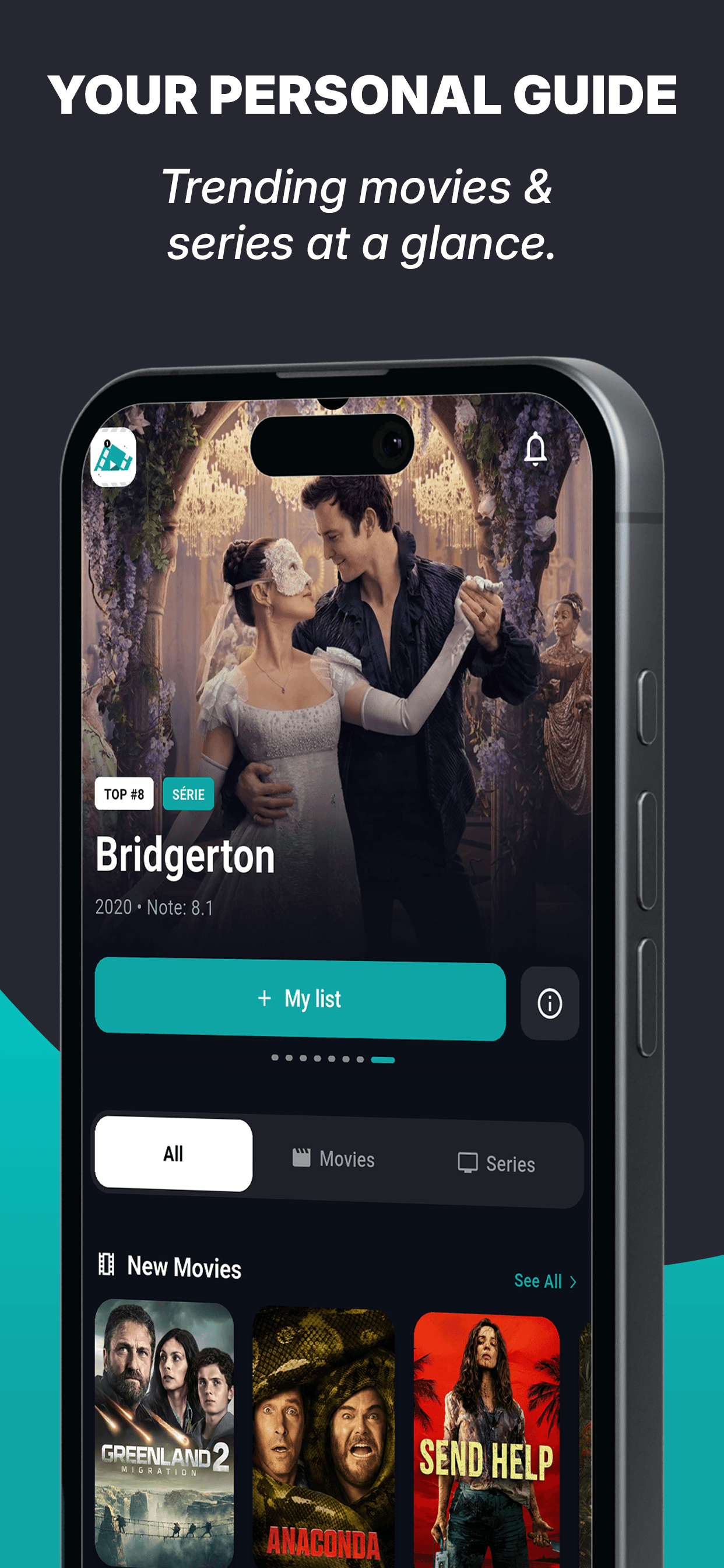 Frameline - Trackers de films et séries screenshot 1